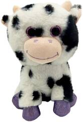 imagen Peluche 22 cm Occhi Brillanti Mucca