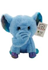 Peluche 22 cm Ojos Brillantes Elefante