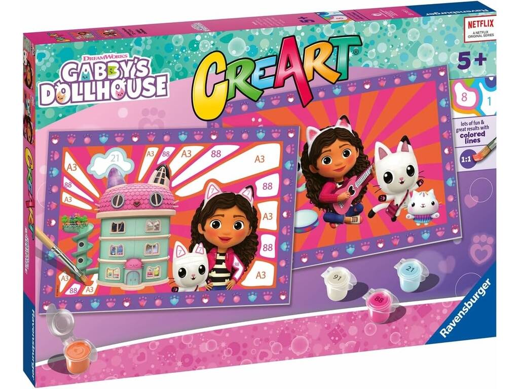 Creart A Casa de Bonecas da Gabby Ravensburger 23715