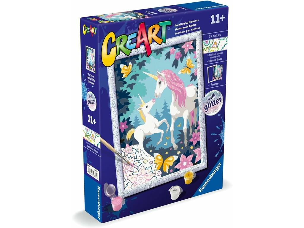 Creart Unicorni Glitter Ravensburger 23944