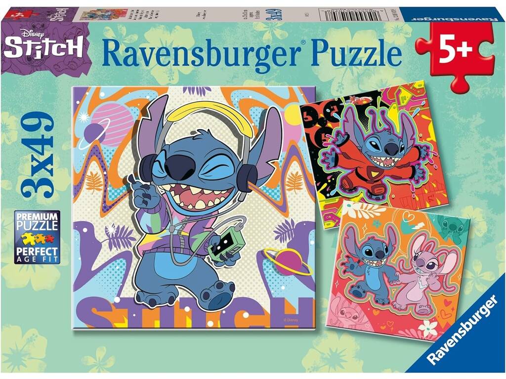 Puzzle Stitch 3x49 pezzi Ravensburger 12001070