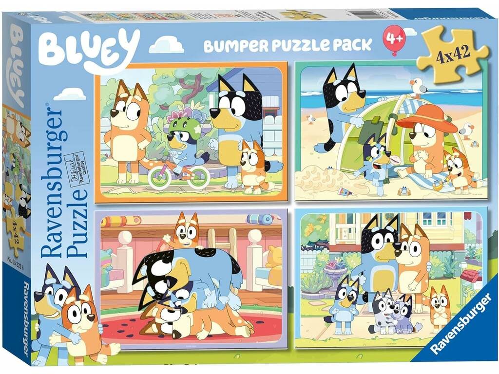 Puzzle Bluey 4x42 Peças Ravensburger 5222