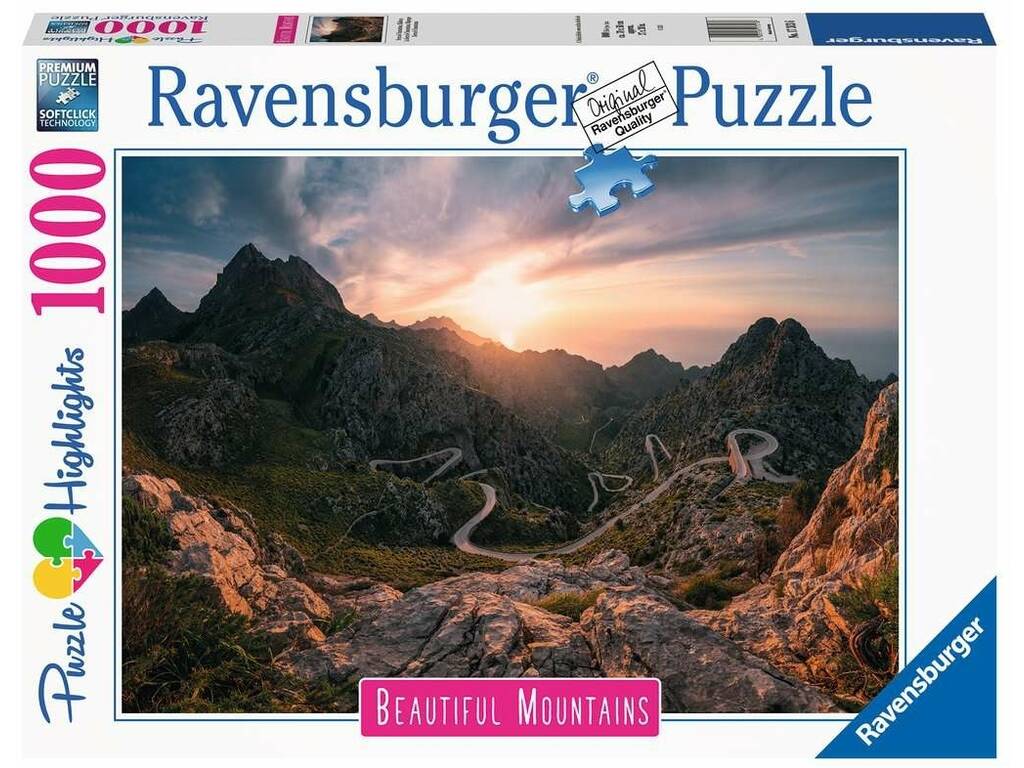 Puzzle 1000 Montagne Tramuntana di Ravensburger 17131