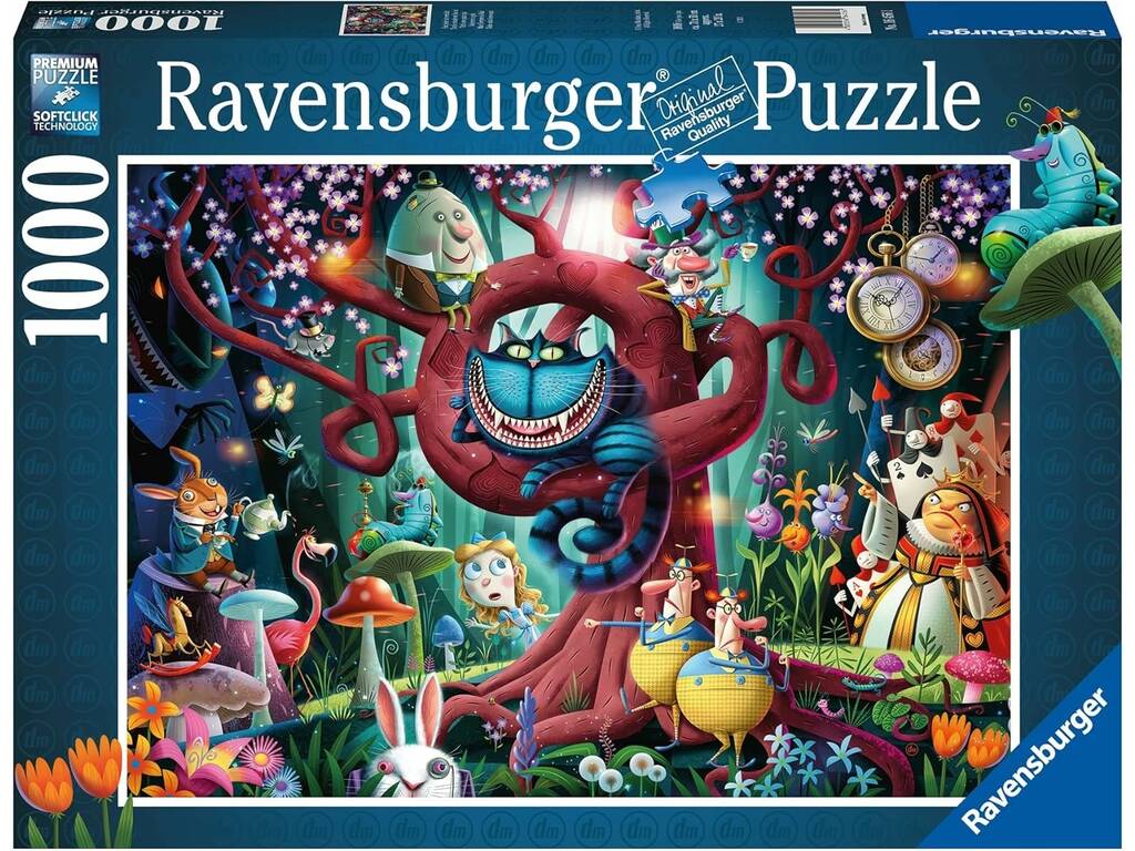 Puzzle 1000 Todos Están Locos Aquí de Ravensburger 16456