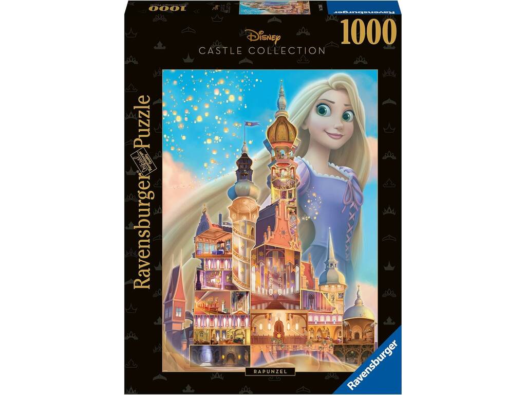 Puzzle 1000 pièces Disney Castles Collection Rapunzel Ravensburger 17336