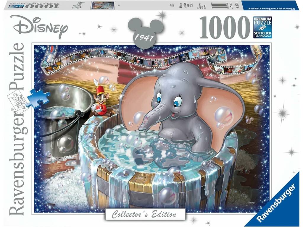 Puzzle 1000 Teile Disney Classics Dumbo Ravensburger 19676