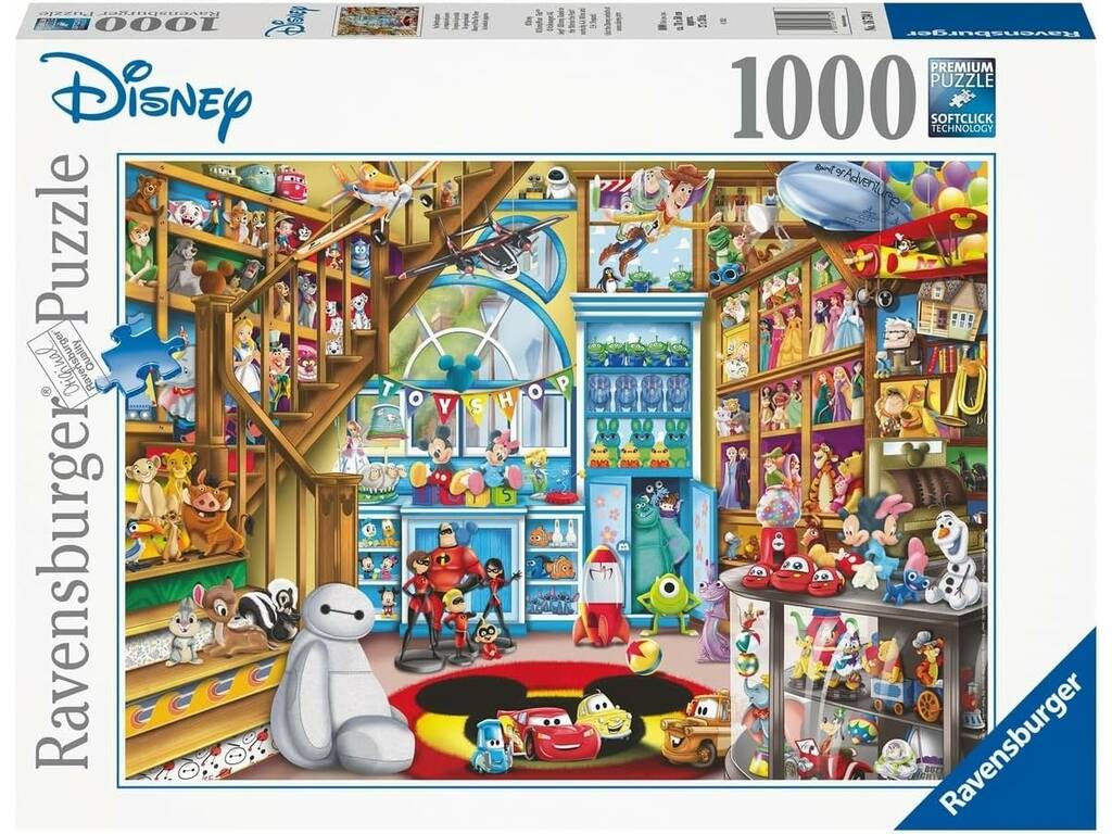 Puzzle 1000 pezzi Negozio di giocattoli Disney Pixar Ravensburger 16734