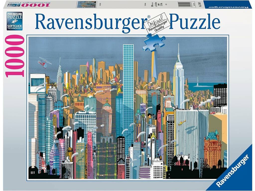 Puzzle 1.000 Peças I Am New York de Ravensburger 17594