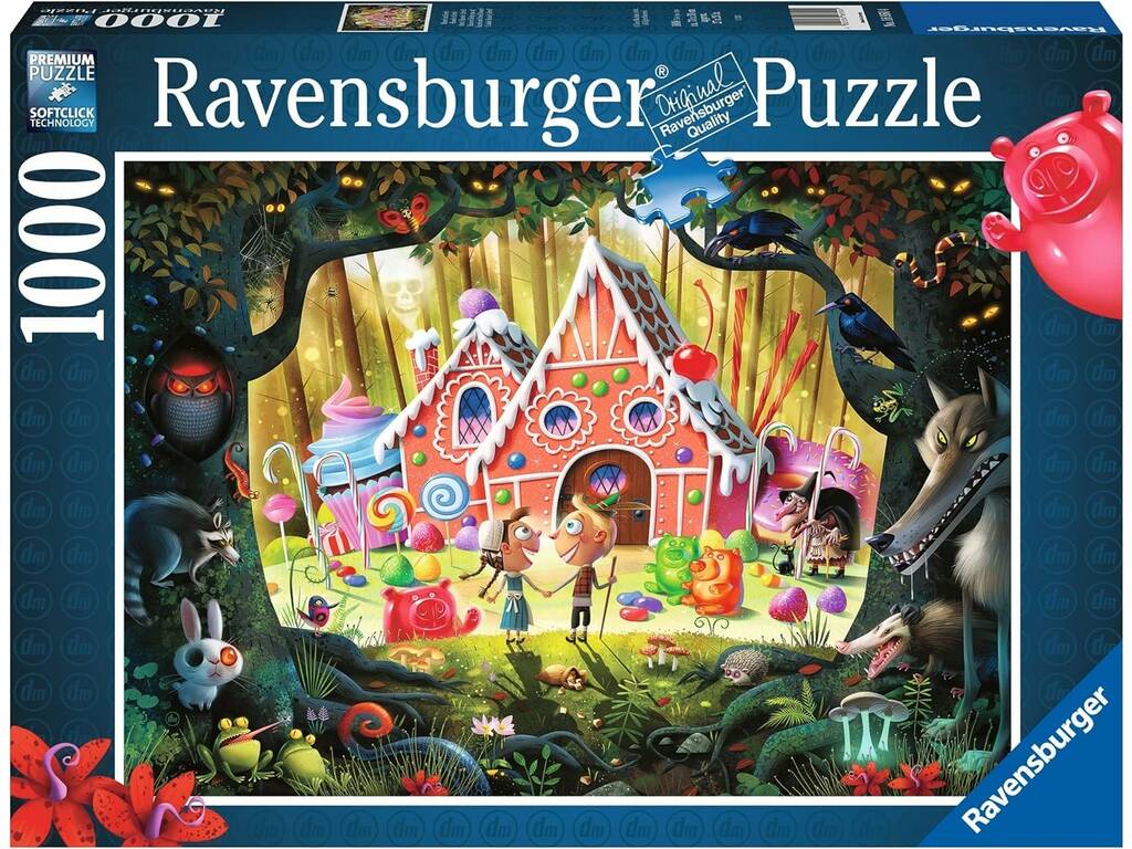 Puzzle 1.000 Teile Hänsel und Gretel von Ravensburger 16950