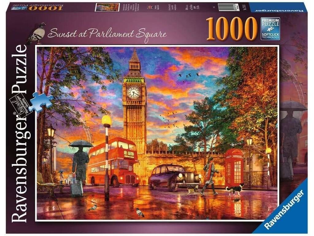 Puzzle 1.000 pièces Parliament Square - London Ravensburger