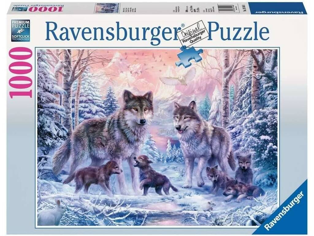 Puzzle 1.000 Peças Lobos de Ravensburger 19146