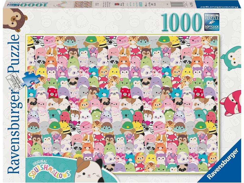 Casse-tête 1 000 pièces Squishmallows Challenge de Ravensburger 17553