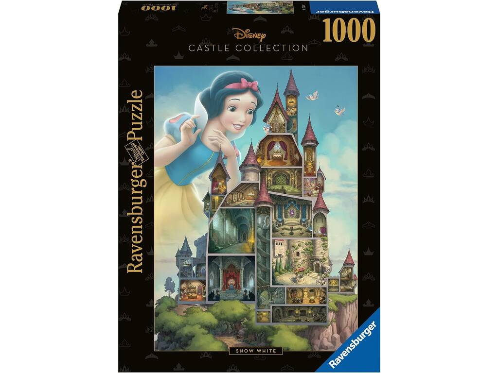 Puzzle 1000 Peças Disney Castles Collection Blancanieves Ravensburger 17329