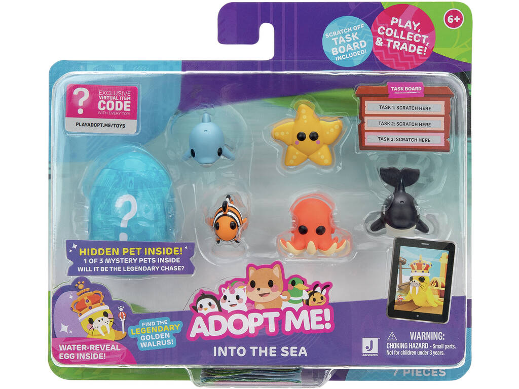 Adopt Me Pack 6 Figuren Into The Sea Jazwares AME0062