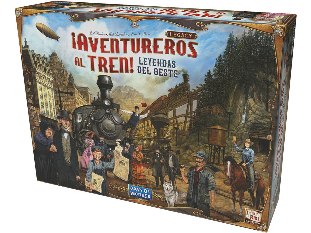 Les aventuriers du train de l'héritage Les légendes de l'Ouest Asmodee DW720836