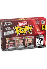 Funko Pop Bitty WWE Pack 4 Mini Figuras 75461