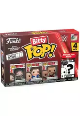 Funko Pop Bitty WWE Pack 4 Mini Figuras 75464