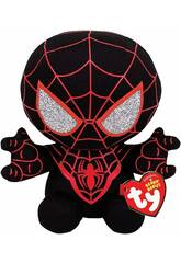 Peluche Beanie Babies 15 cm. Spiderman Miles Morales TY 41160