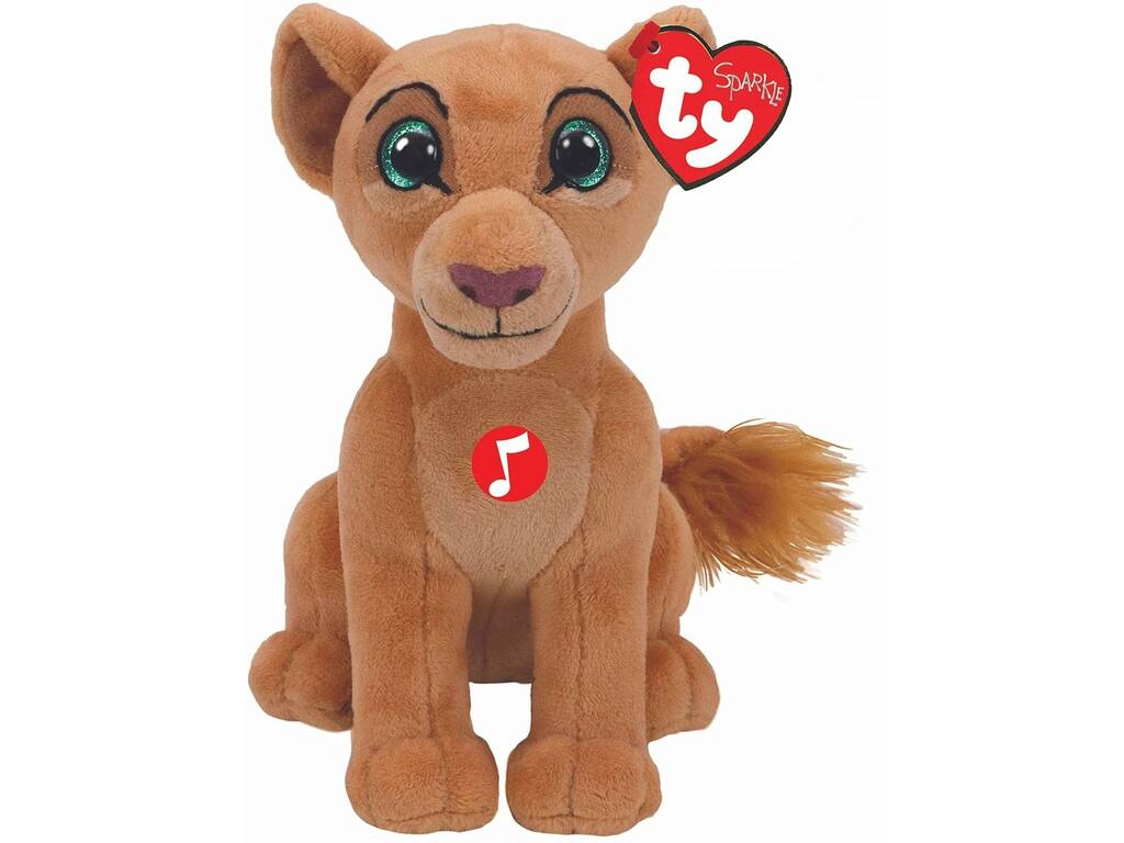 Peluche O Rei Leão 15 cm. Nala com Som TY 41094