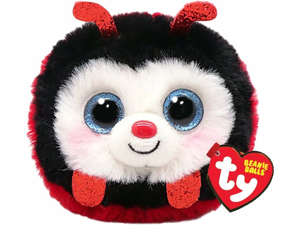 Peluche di 7 cm. Puffies Izzy Ladybug di TY 42535