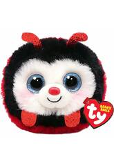 Peluche di 7 cm. Puffies Izzy Ladybug di TY 42535