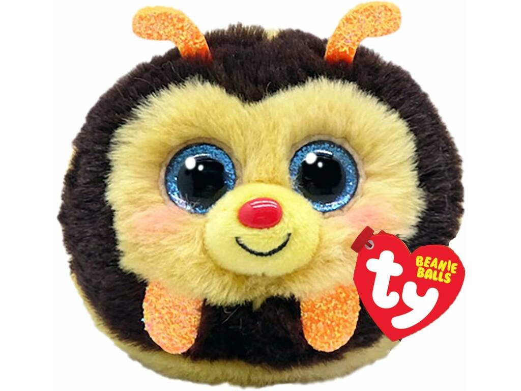 Peluche 7 cm. Zinger Bee Brown TY 42536