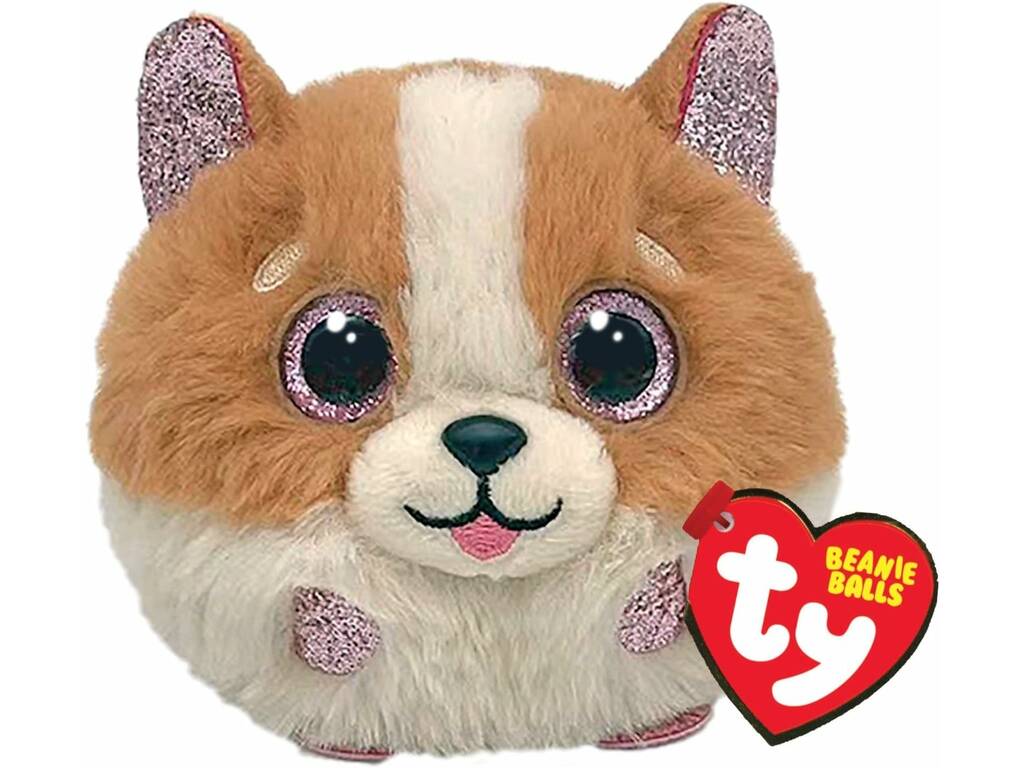 Peluche 7 cm. Tanner Perro Marrón TY 42538