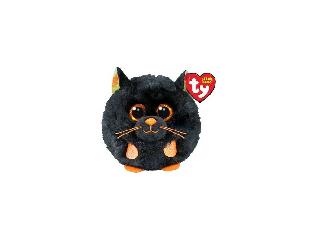 Peluche 7 cm. Chat noir mystique TY 42544