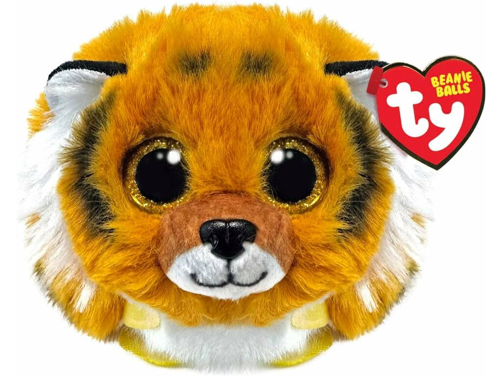 Peluche 10 cm Puffies Clawsby Tiger de TY 42552