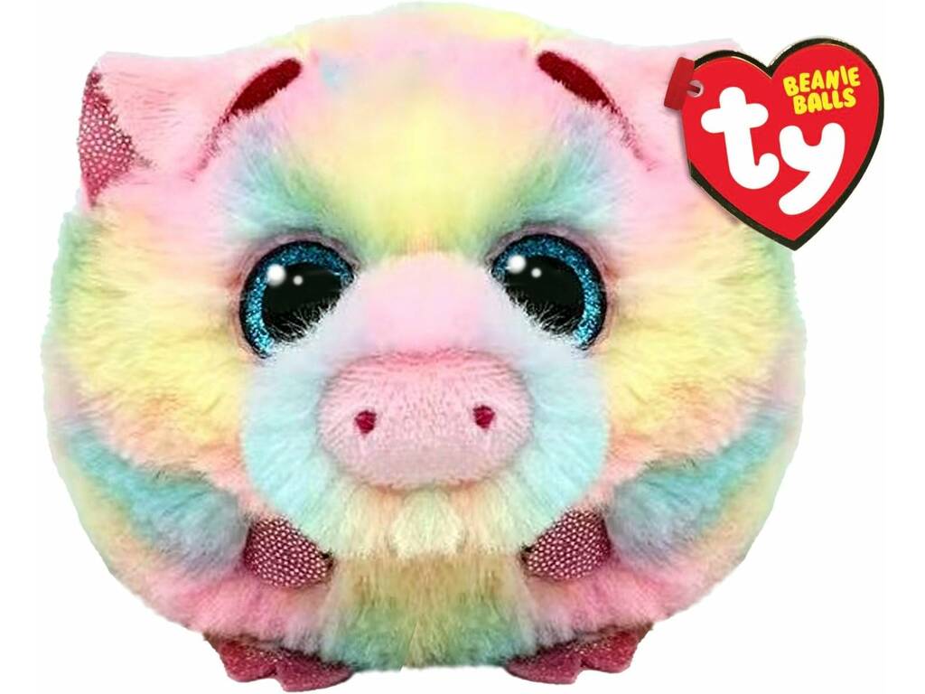 Peluche 7 cm Pigasso Porquinho Multicolor TY 42551