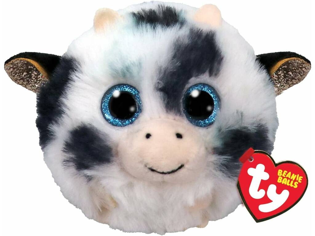 Peluche 7 cm Puffies Moophy Cow de TY 42556