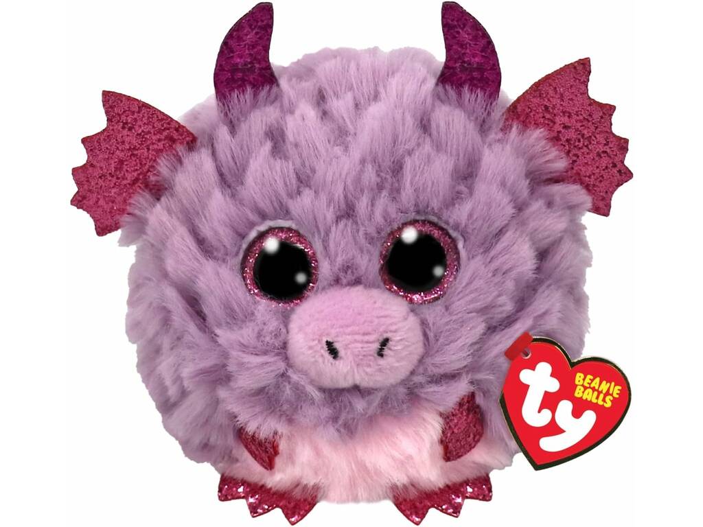 Peluche 7 cm Puffies Spark Dragon de TY 42557