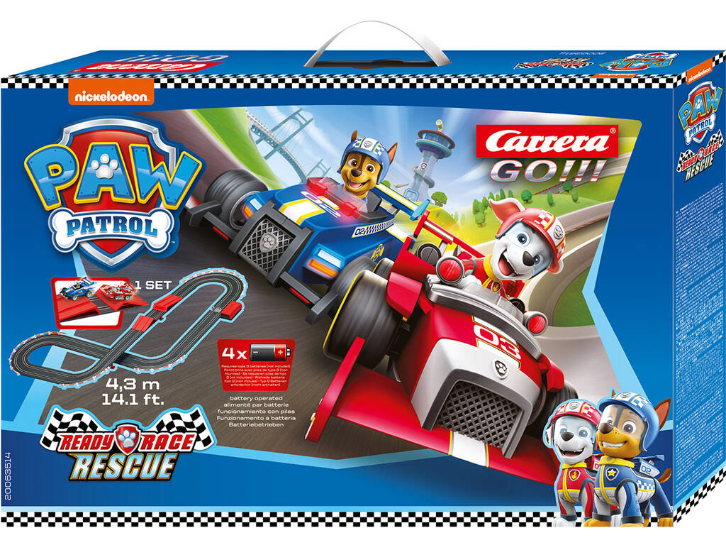 Paw Patrol Circuito Carrera Go Ready Race Rescue Carrera 63514