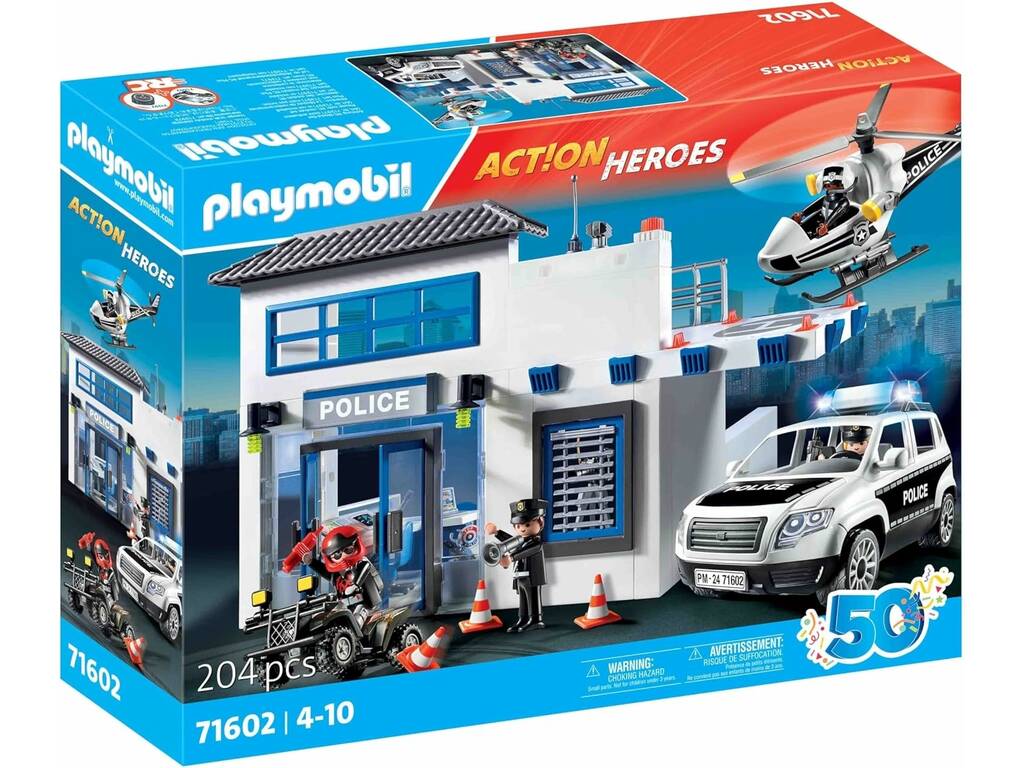 Playmobil Action Heroes Mega Set Policía 71602