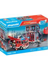 Playmobil Action Heroes Mega Set Bomberos 71603