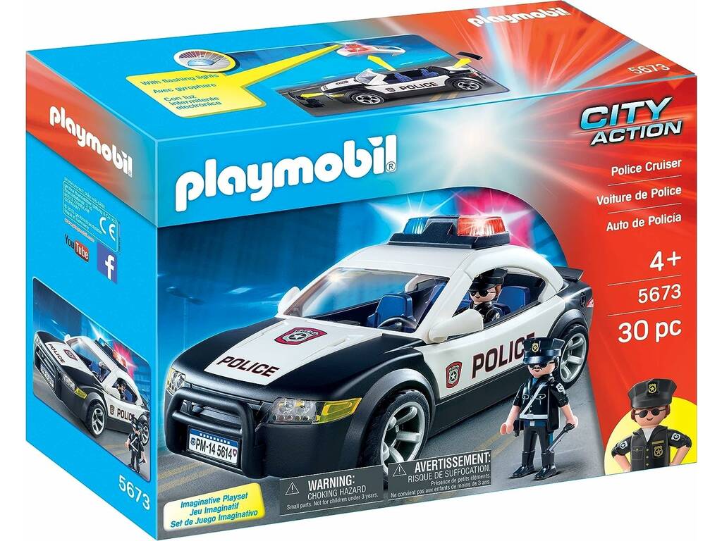 Voiture de police Playmobil 5673