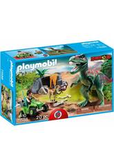 Playmobil Dinos Tiranosaurus Rex con Explorador 71588