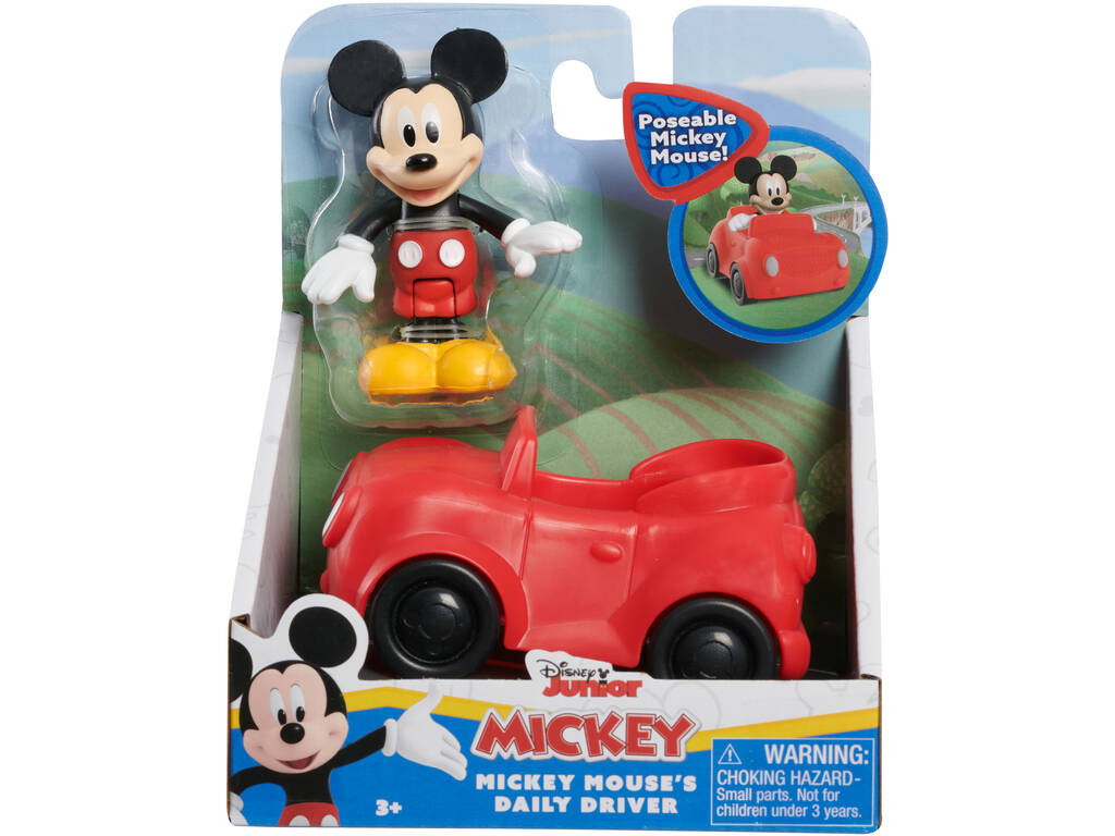 Mickey Mouse Veículo com Figura Just Play 38485