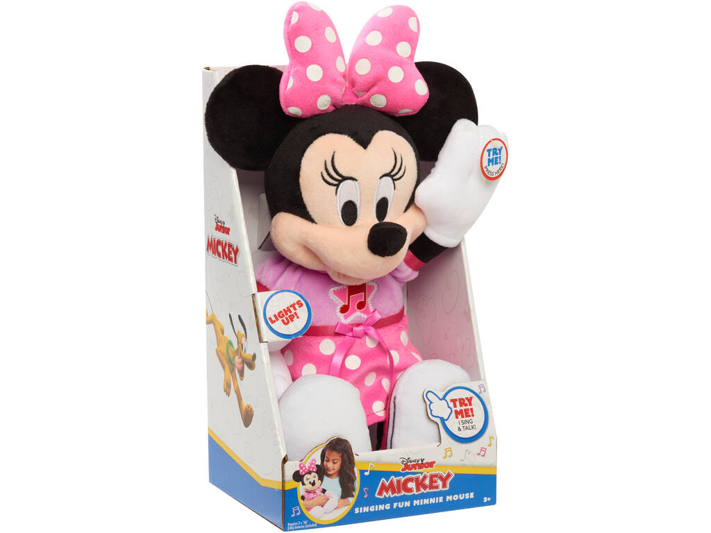 Minnie Peluche Musicale con Luce Just Play 14633