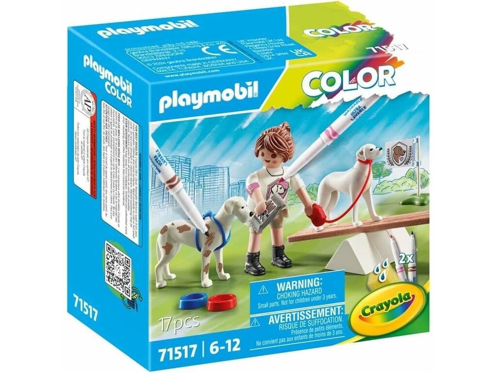 Playmobil Color Crayola Addestramento di cani