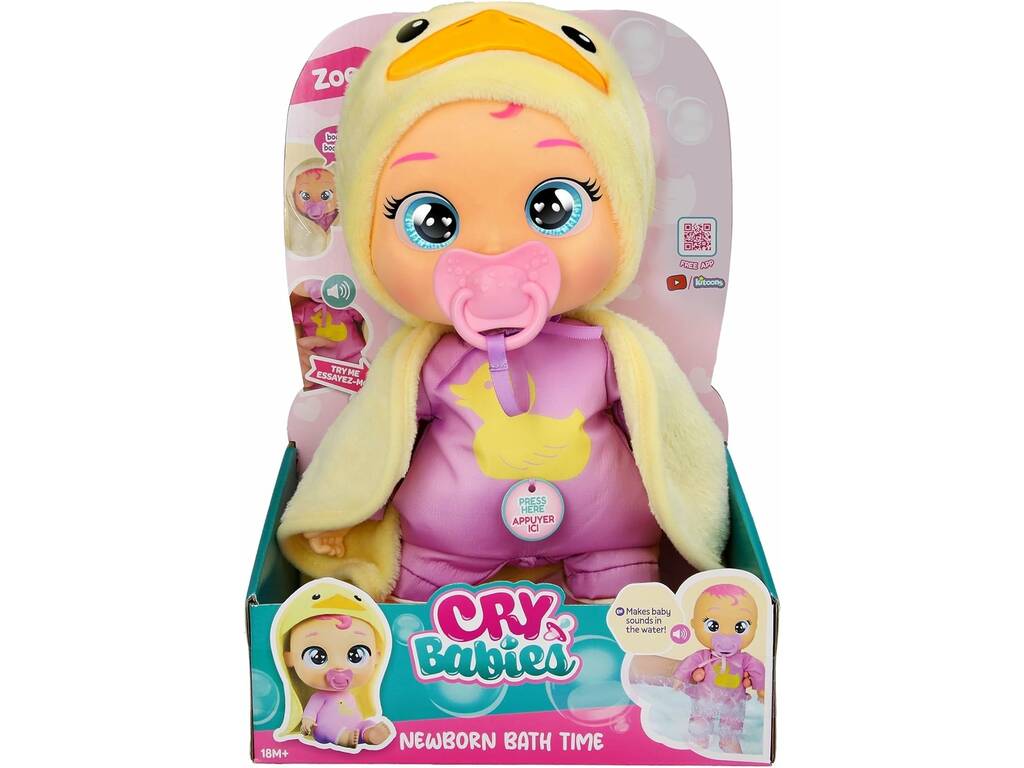 Cry Babies neonato ora del bagno Zoe di IMC 921450