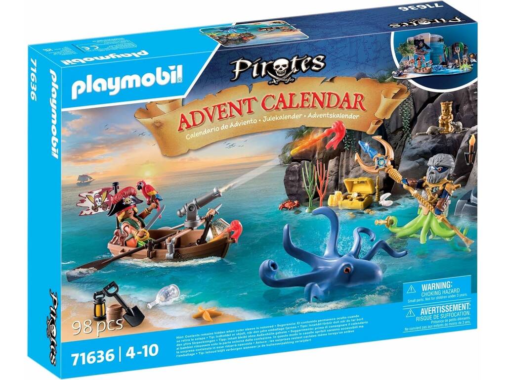 Playmobil Pirati Calendario dell'Avvento 71636