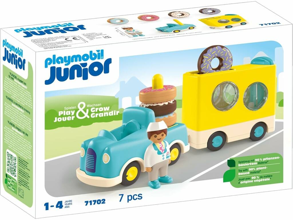 Playmobil Junior camioncino delle ciambelle 71702