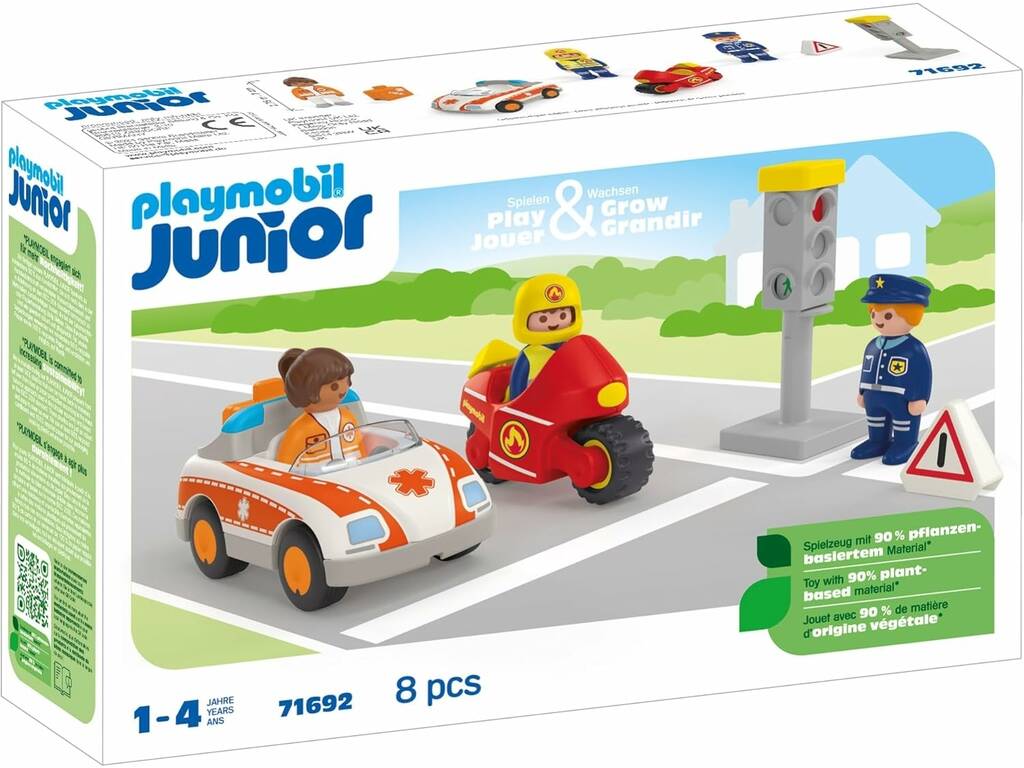 Playmobil Junior Héroes del Día a Día 71692