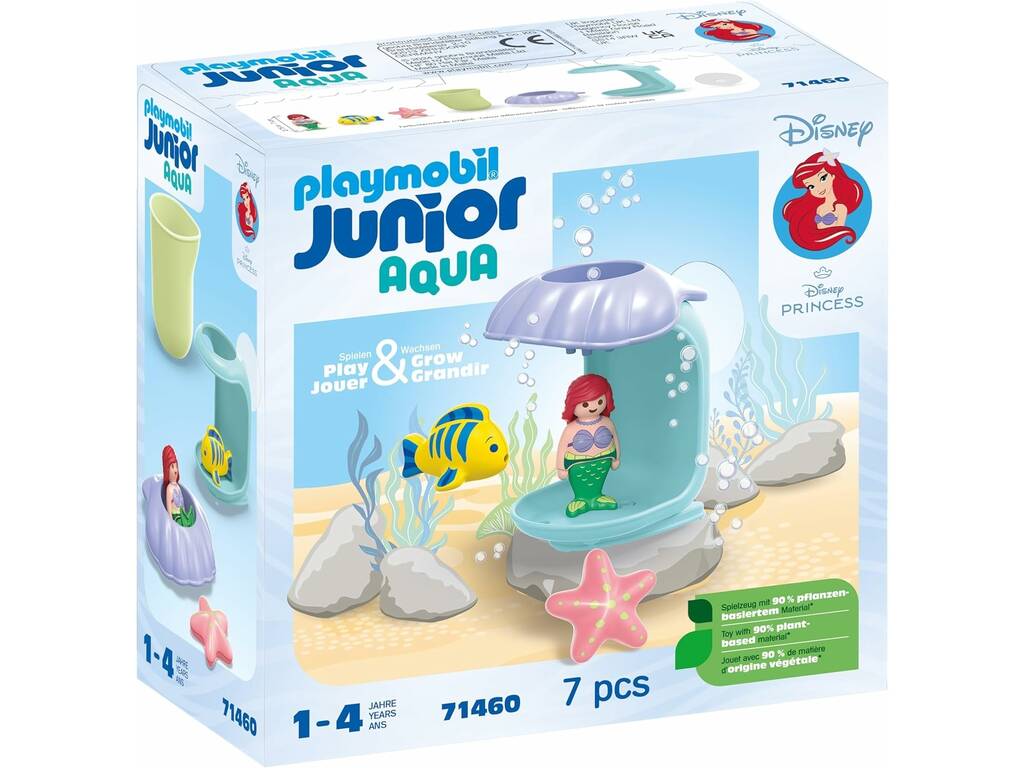 Playmobil Junior Aqua Disney Princess Pioggia di Conchiglie di Ariel 71460