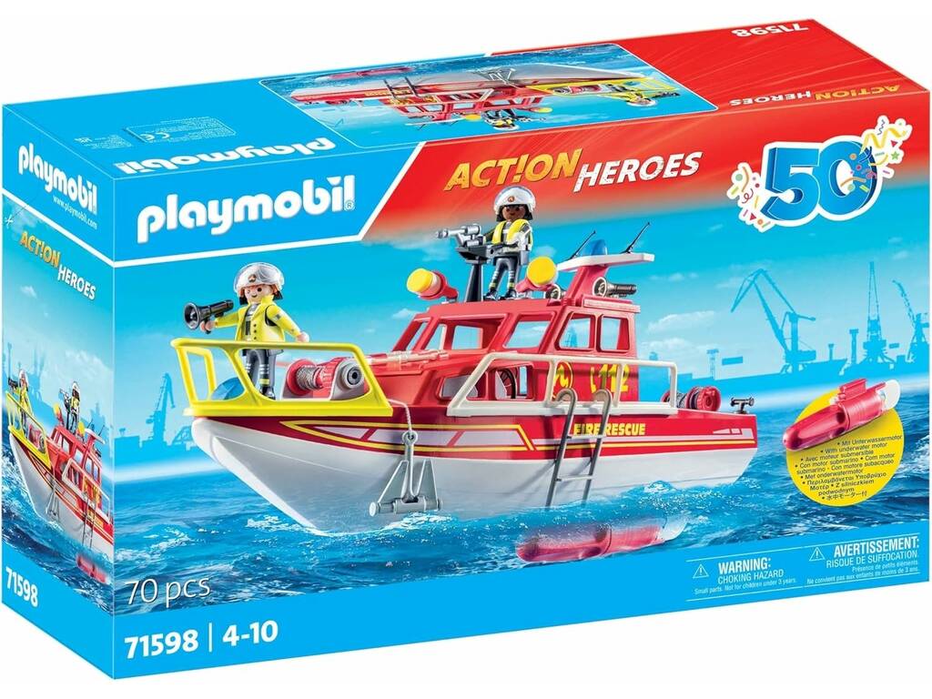 Playmobil Action Heroes Barco de Rescate 71598