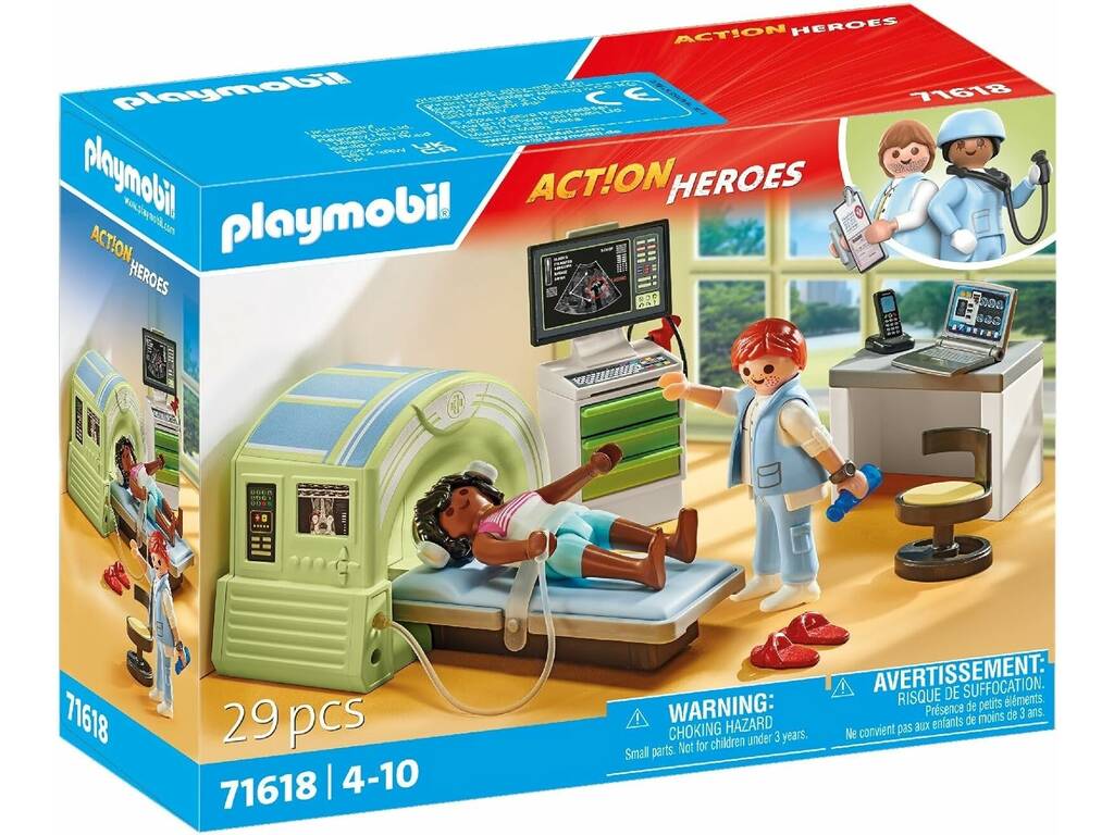 Playmobil Action Heroes Resonancia con Paciente 71618