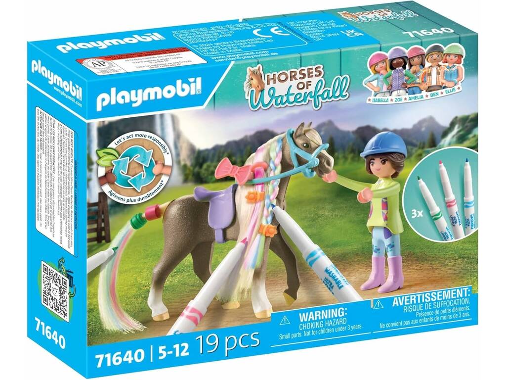 Playmobil Horses Of Waterfall Set Caballo para Colorear 71640