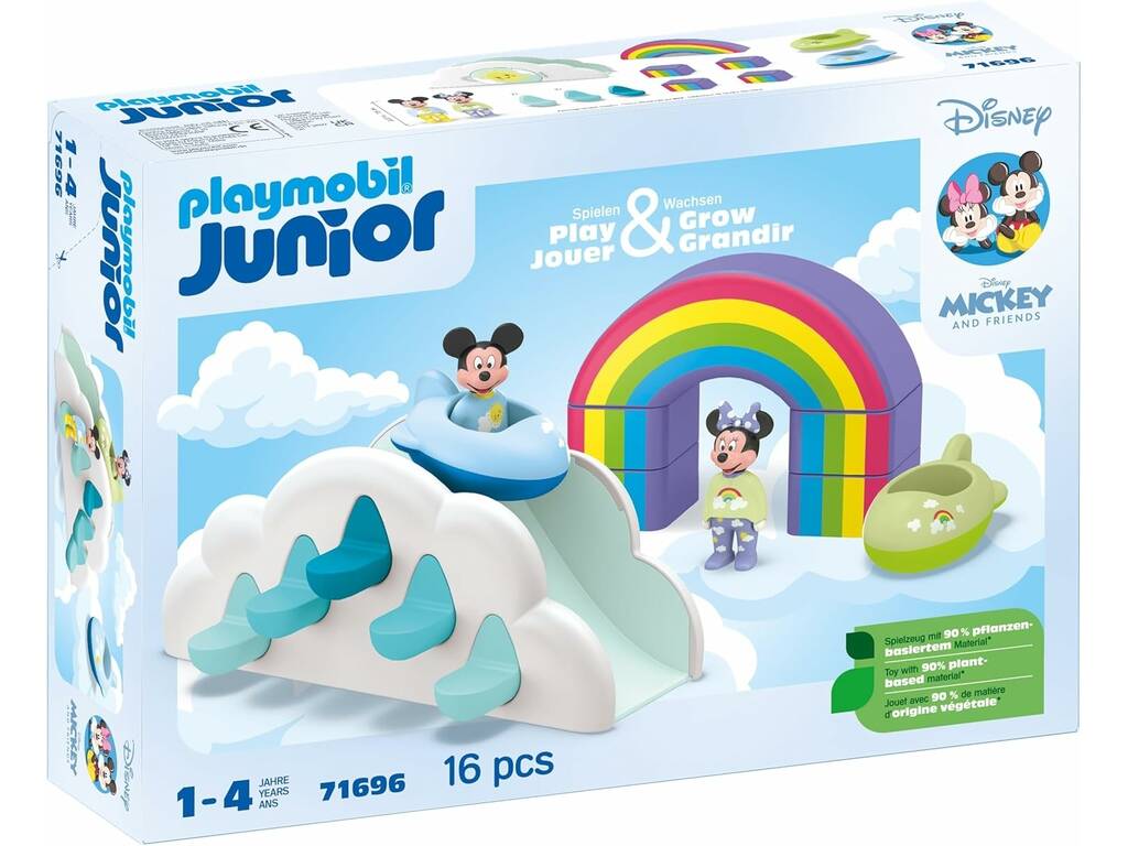 Playmobil Junior Disney Mickey And Friends House In The Clouds 71696