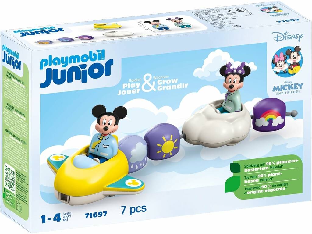 Playmobil Junior Disney Mickey And Friends Treno Nuvola 71697